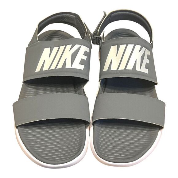 Nike Sandals TANJUN Women's 9 Open Toe Lightweight Grey Adjustable Performance - Picture 2 of 7